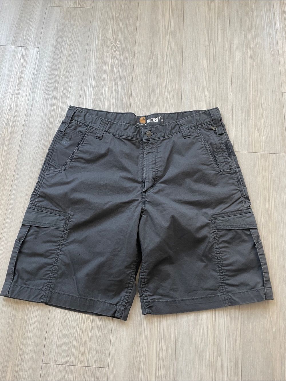 Carhartt Relaxed Fit Black Cargo Shorts